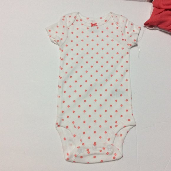NWOT Carter's 5-Pack Short-Sleeve Bodysuits 3Mos - Picture 4 of 8